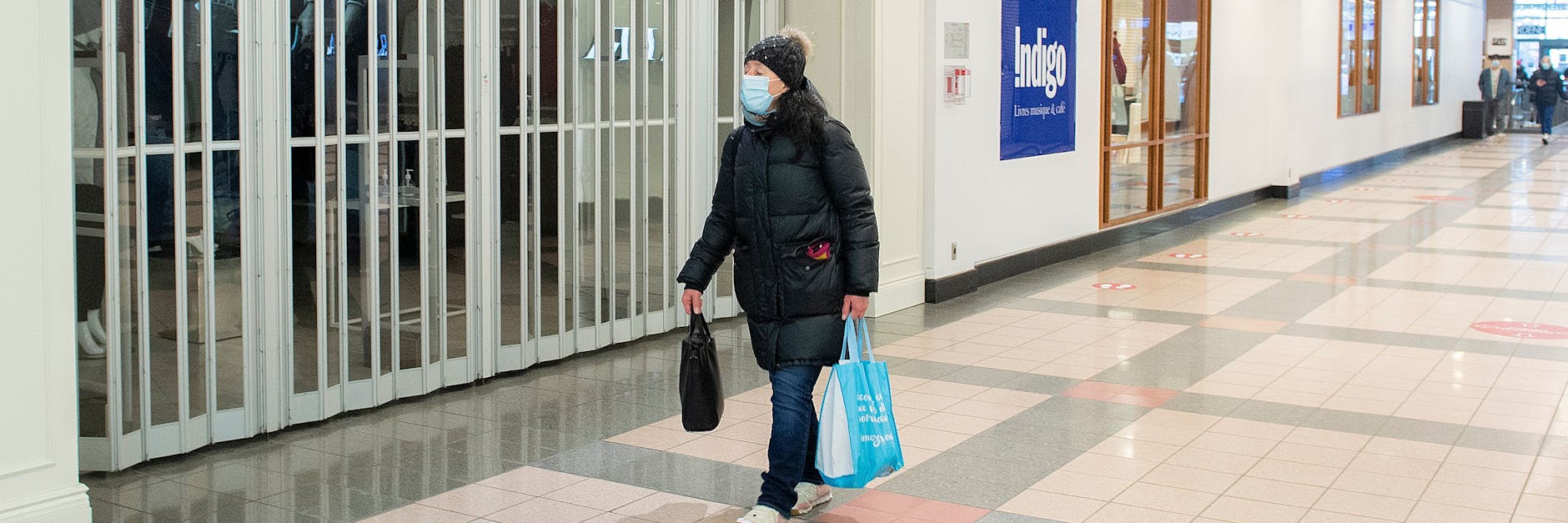 In der kanadischen Provinz Québec gilt ein strenger Lockdown. Auch viele Geschäfte sind geschlossen.