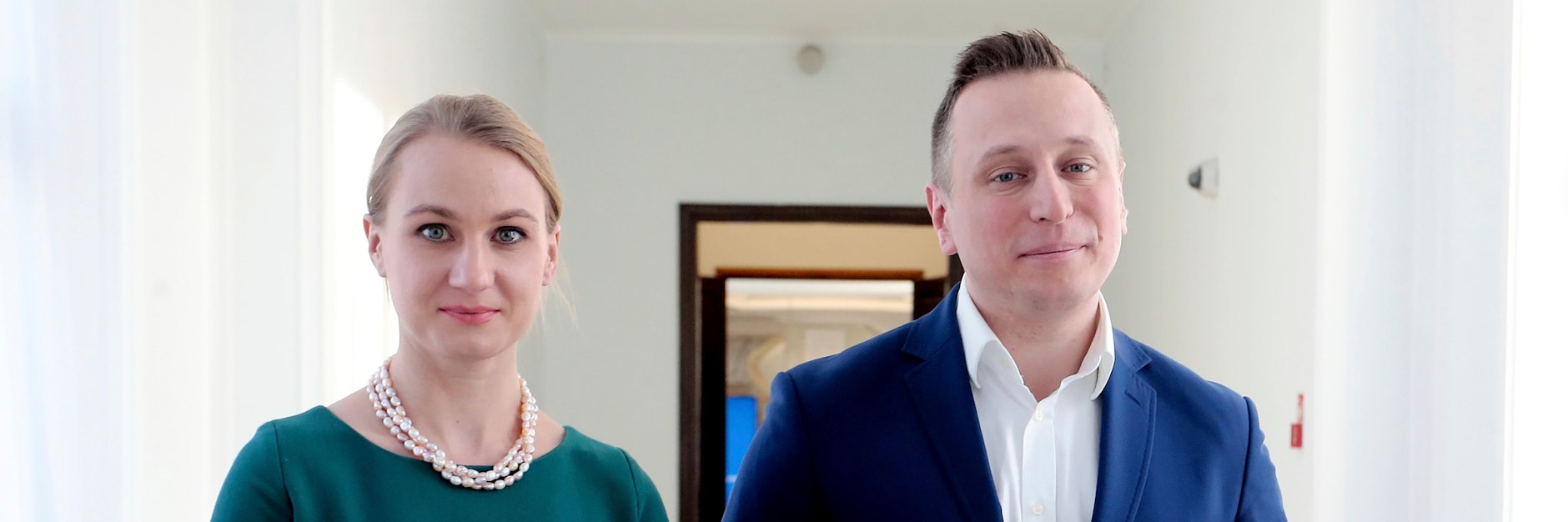 Krzysztof Brejza und seine Frau Dorota, die ihn als Rechtsanwältin unterstützt. 