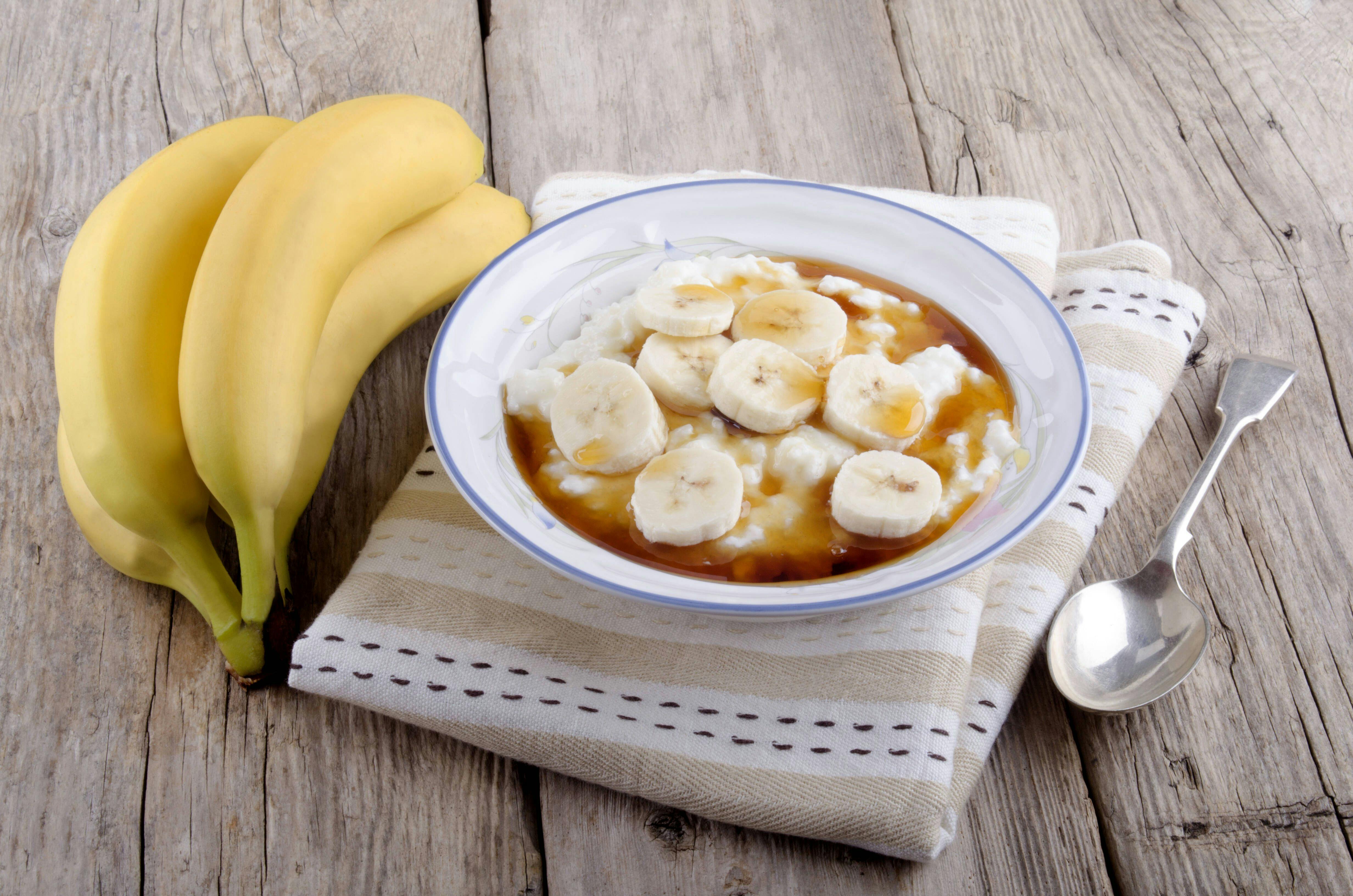 Köstliches Rezept: Milchreis mit karamellisierten Bananen und Rum! Mit ...
