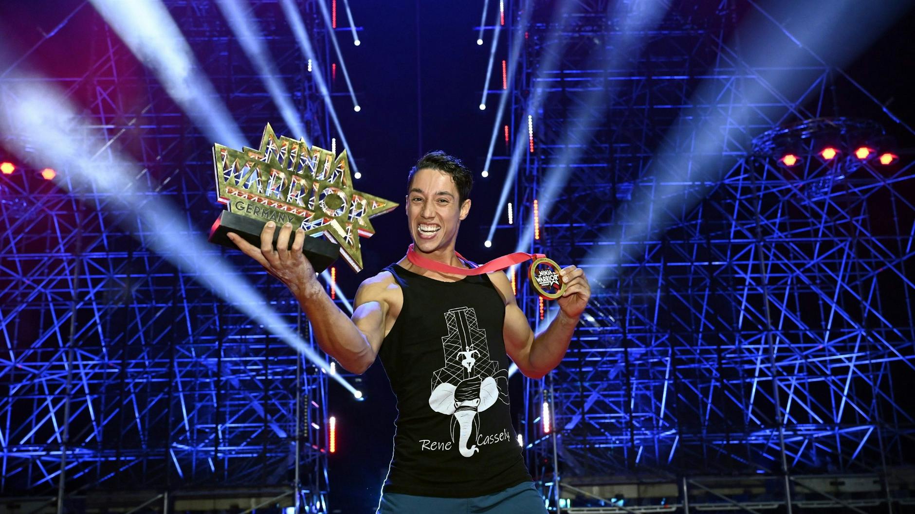 René Casselly ist der erste Ninja Worrior Germany.