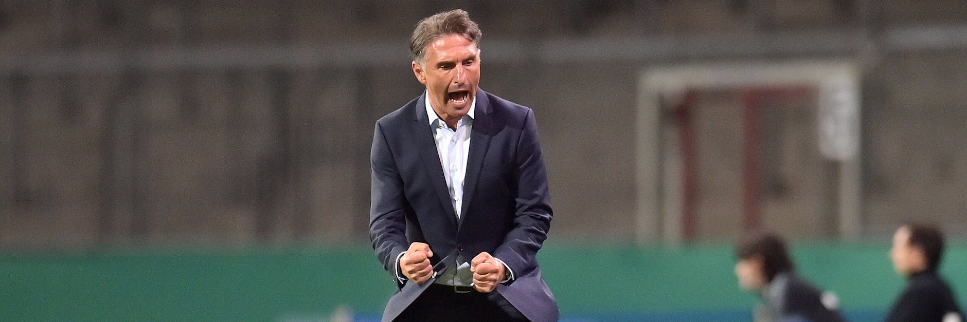 Jubelte bei Hertha BSC nur am Anfang und soll nun bei Genua als Cheftrainer im Gespräch sein: Bruno Labbadia (45).