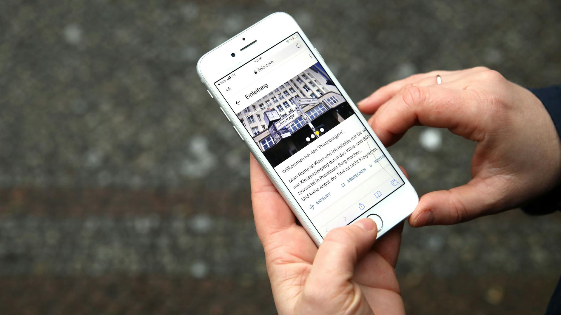 Die App Lialo funktioniert ohne Anmeldung und auch im Browser. 