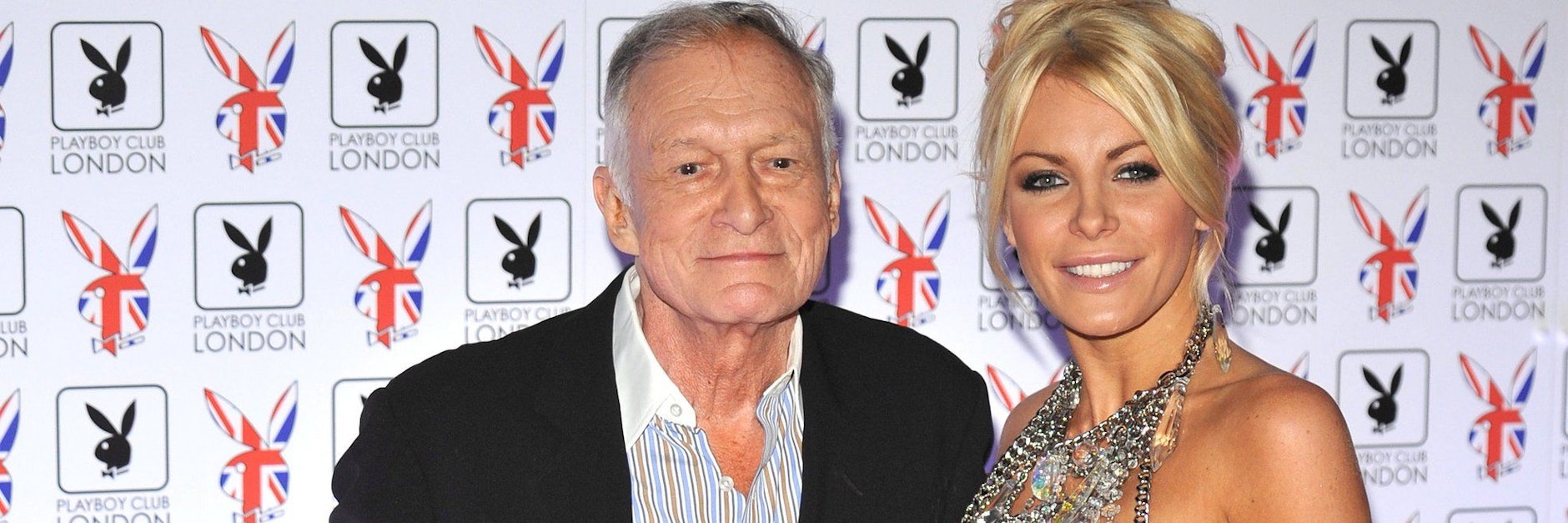 Hugh Hefner und seine Ehefrau Crystal.