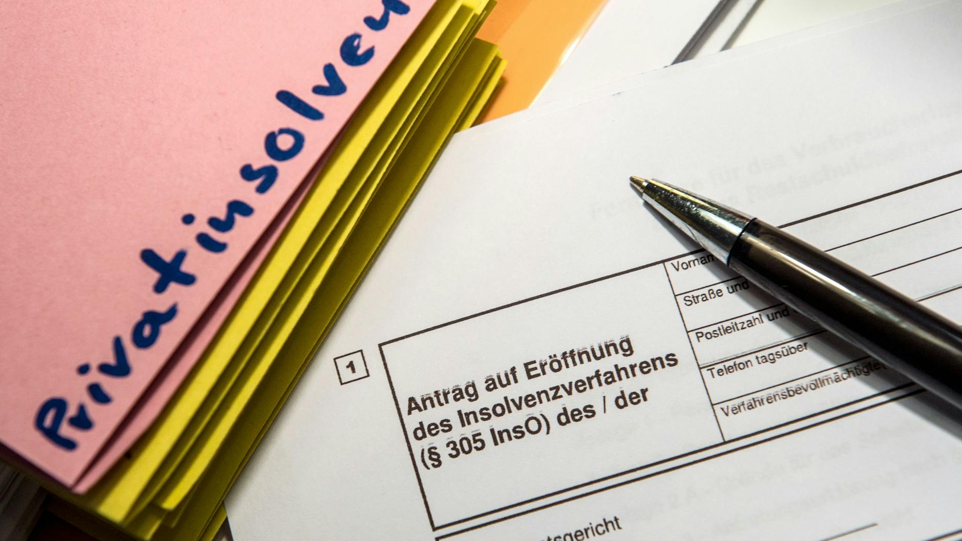 Die Zahl der Privatinsolvenzen hat in Brandenburg stark zugenommen.
