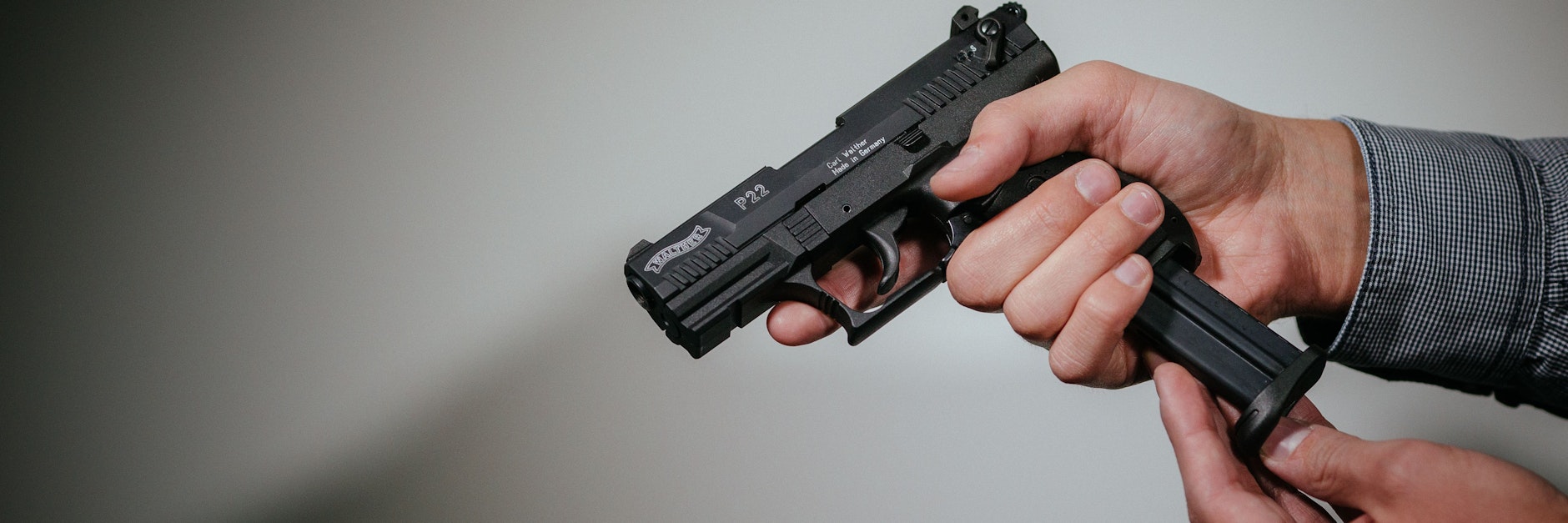 Schreckschusspistole „Walther P22“ (Symbolbild)