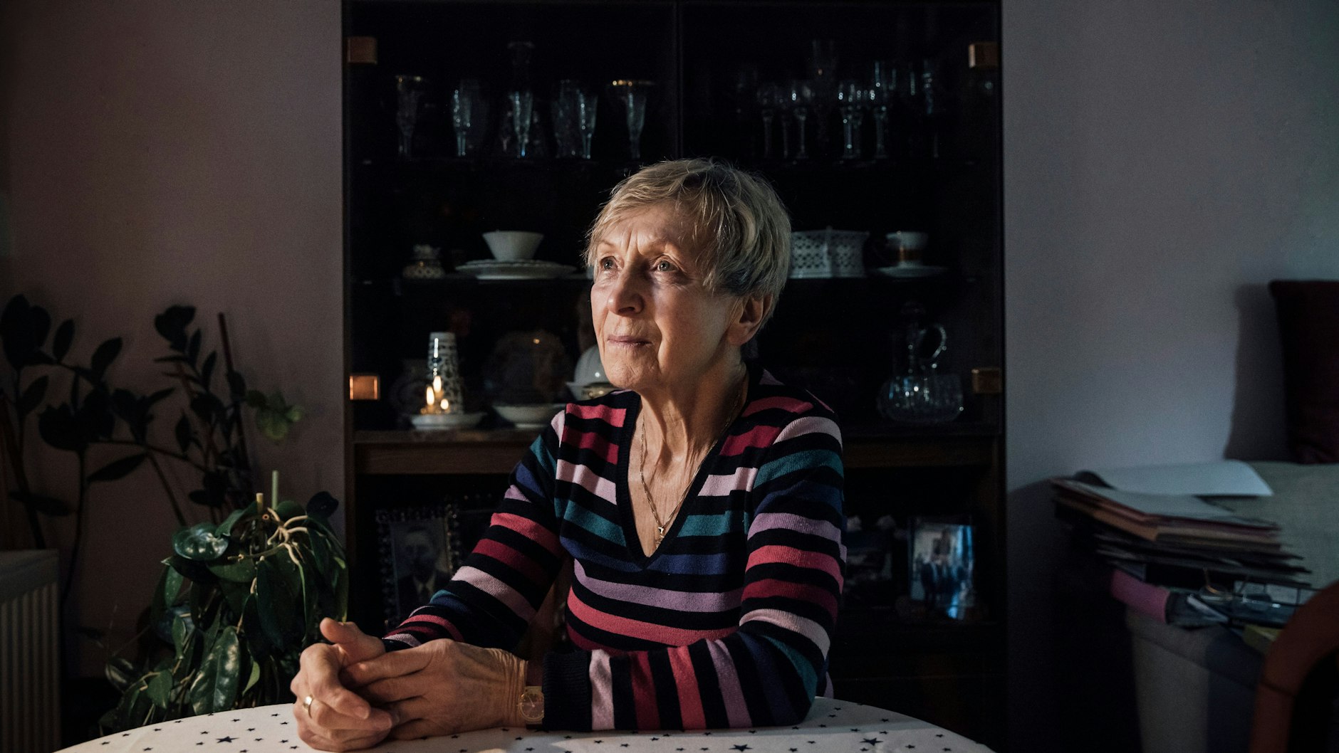 Helga Berger hat ihren Ehemann verloren. 