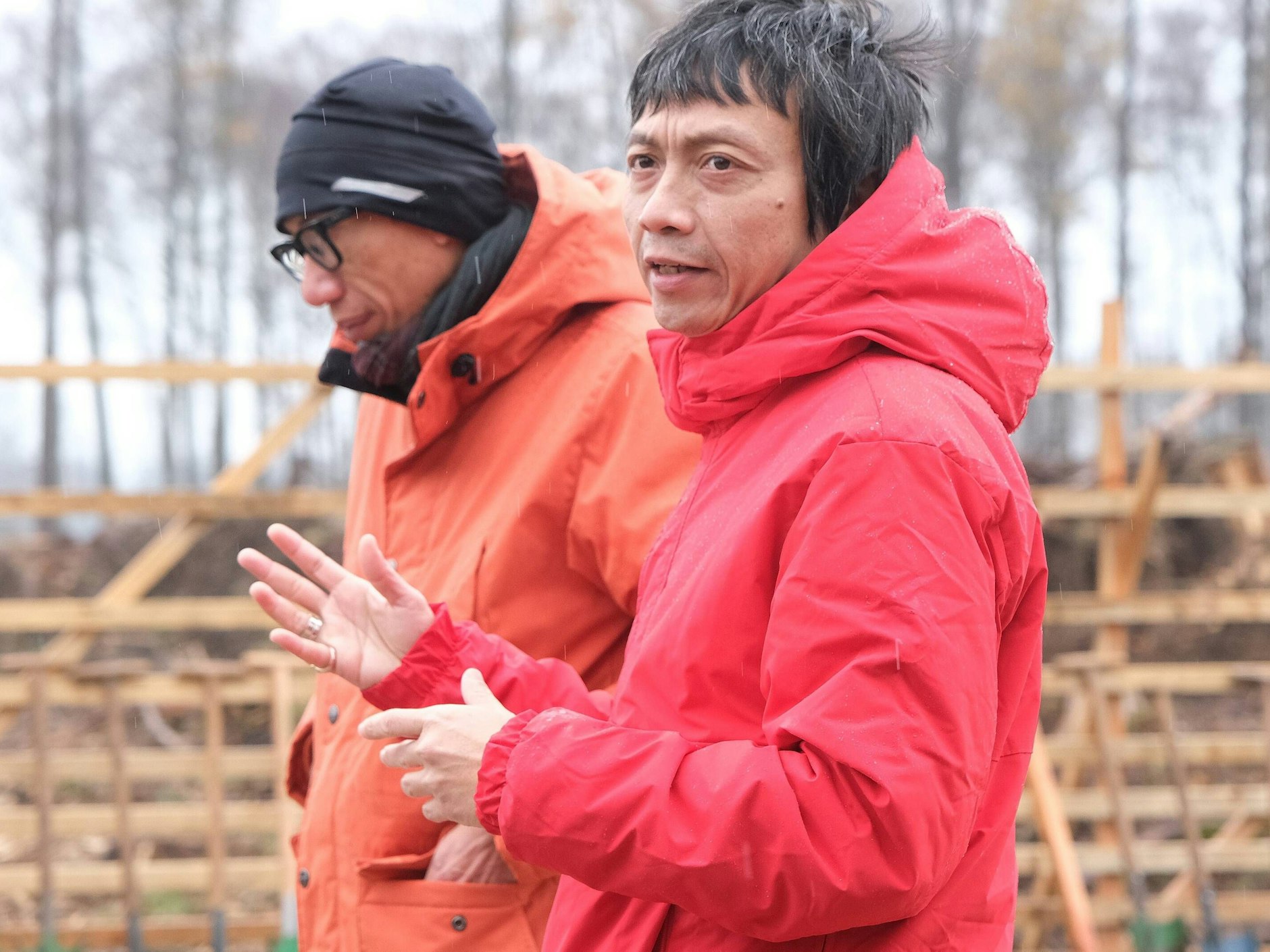 Vertreter:innen des Kollektivs&nbsp;ruangrupa, das in Kassel die diesjährige documenta 15 kuratiert