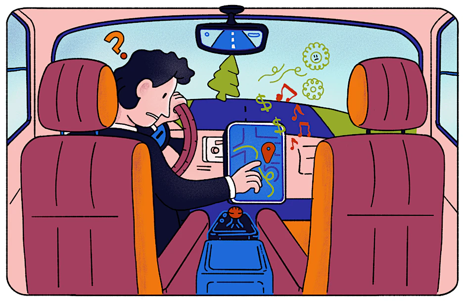 Unbequem, gefährlich und gesundheitsschädlich: So fühlt sich eine Fahrt mit einem Uber für den Autor an.