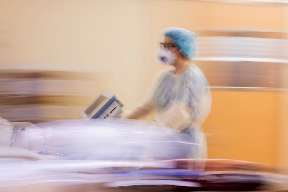 Ein Patient im Krankenhaus Havelhöhe in Berlin