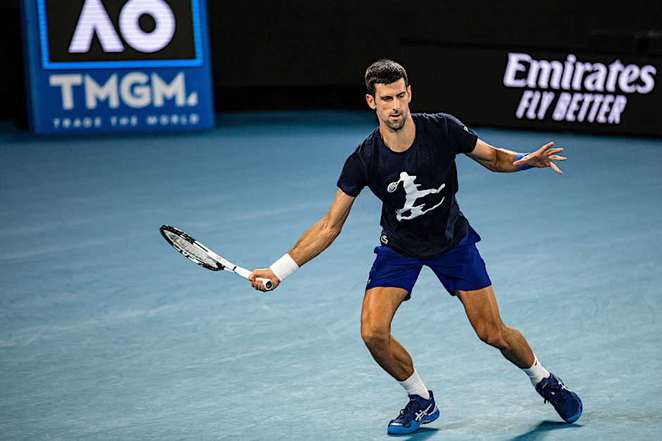 Die Nummer eins der Weltrangliste: Novak Djokovic
