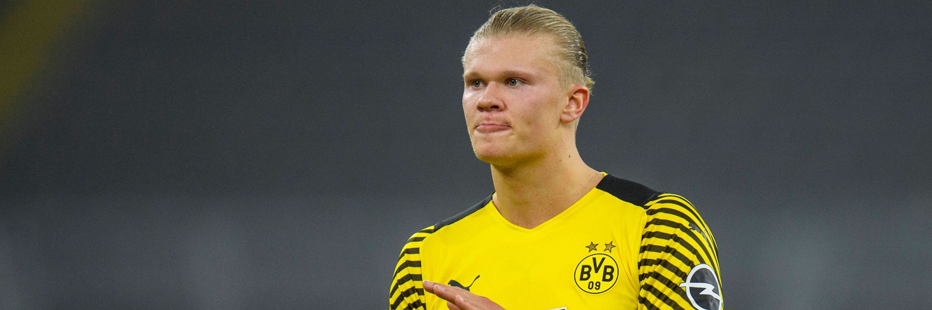 Erling Haaland geht die Diskussion über seine Zukunft in Dortmund auf die Nerven.