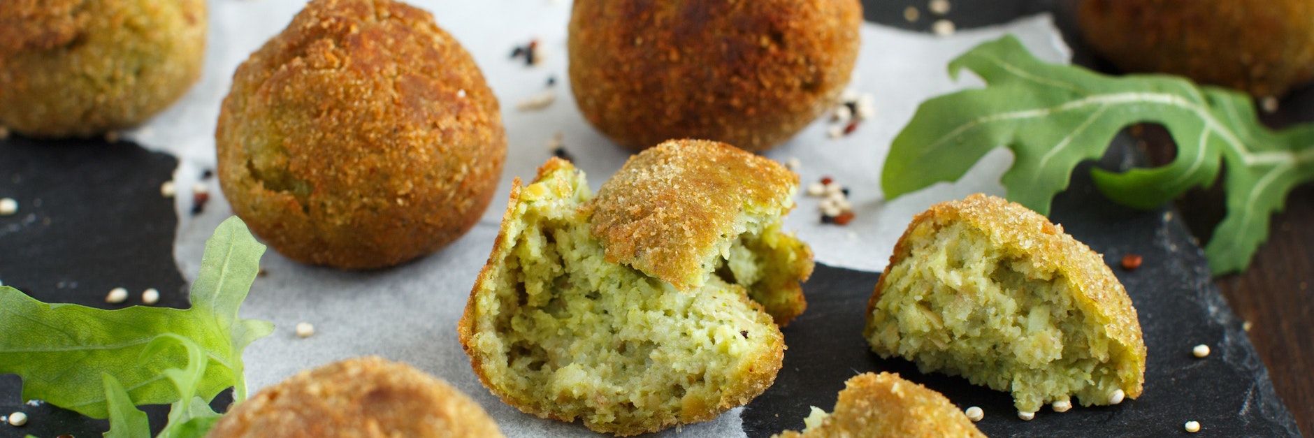 Brokkoli-Falafel sind nicht nur lecker, sondern auch richtig gesund.