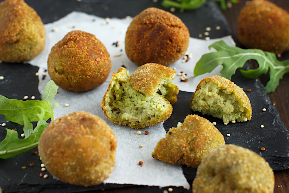 Brokkoli-Falafel sind nicht nur lecker, sondern auch richtig gesund.