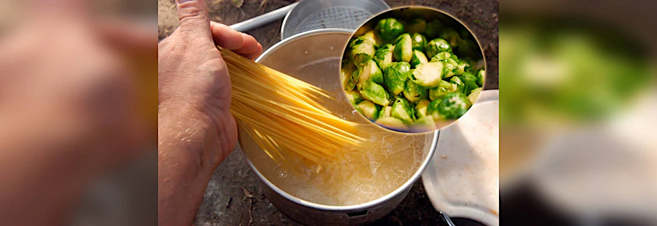 Spaghetti mit Rosenkohl schmecken fantastisch!