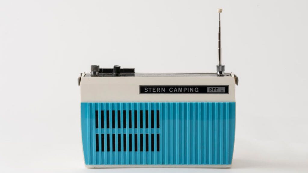 So stylisch konnte die DDR sein: ein Stern Camping Radio
