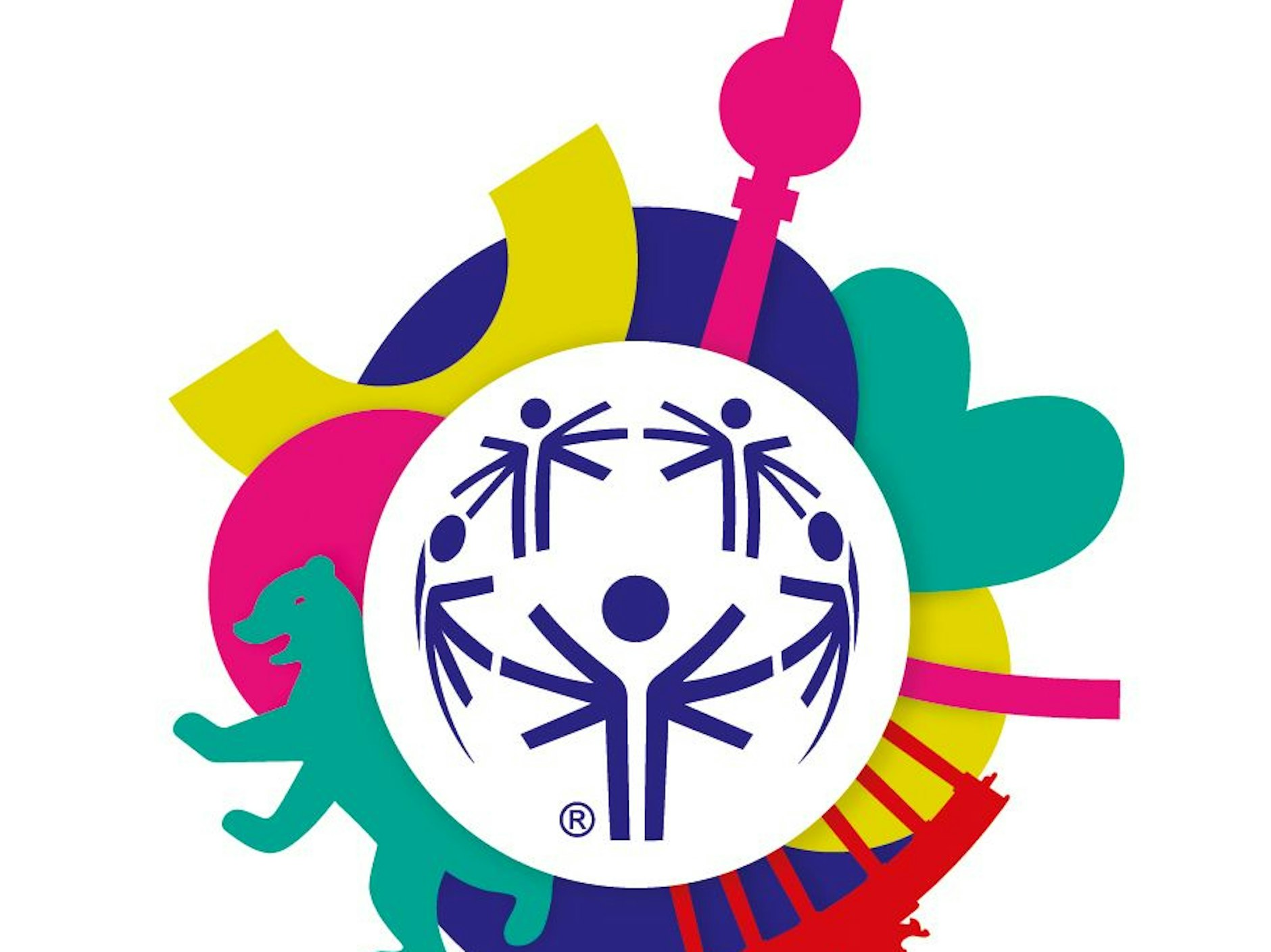 Das Logo der Special Olympic World Games, die 2023 in Berlin stattfinden