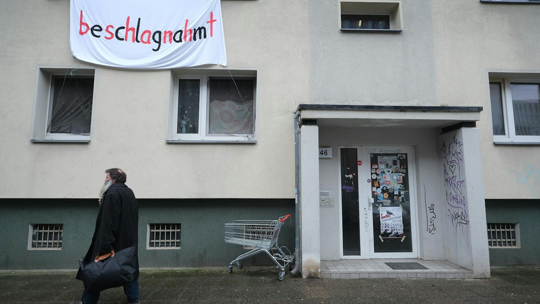 In der Habersaathstraße 40–48 in Mitte leben seit Januar ehemalige Obdachlose.