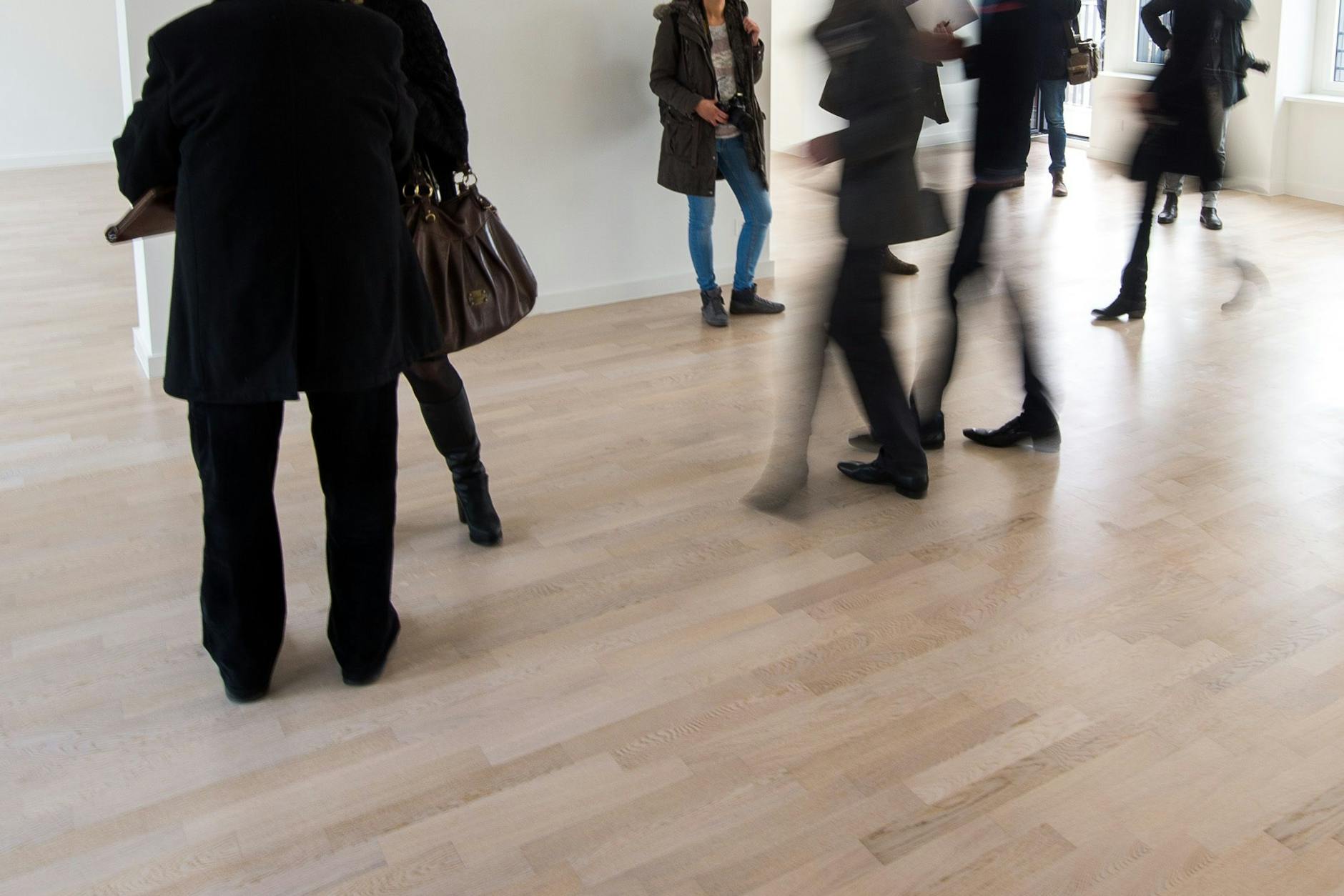 Eine Wohnungsbesichtigung in Berlin