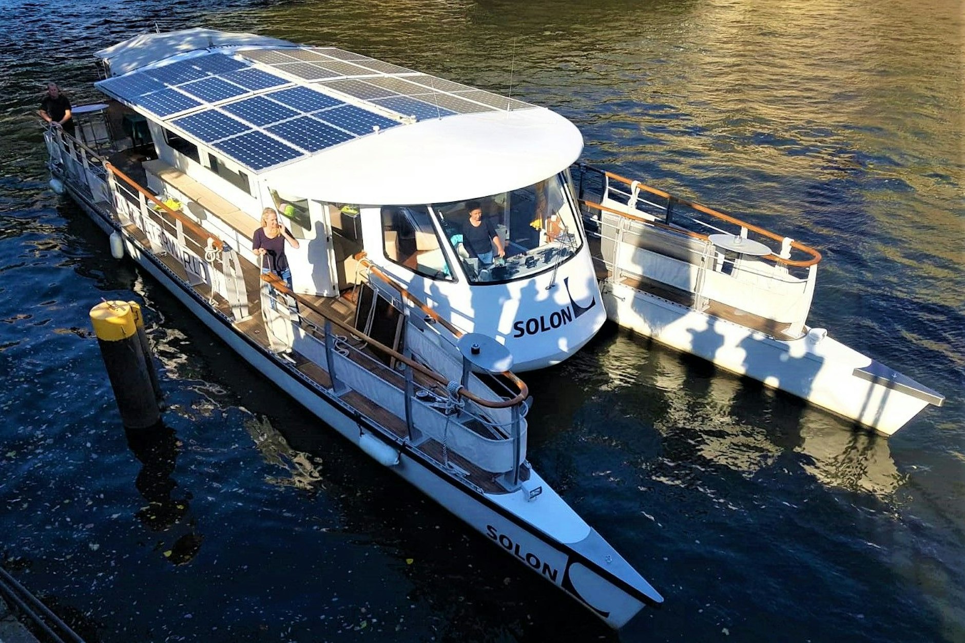 Umweltfreundlich mit Solarenergie und&nbsp;exklusives Ambiente: Solarschiff "Solon"