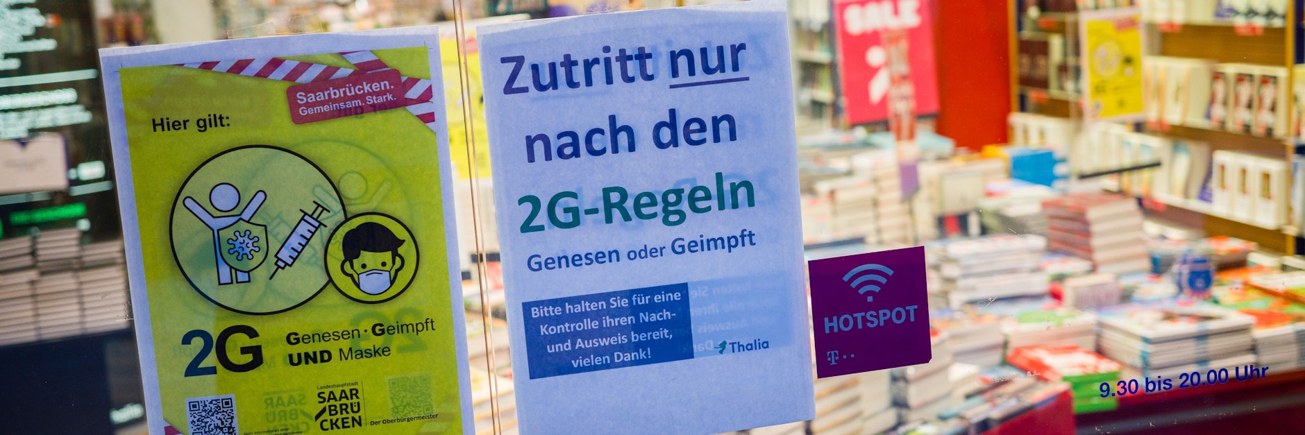 Das Oberverwaltungsgericht des Saarlandes hat bis auf weiteres die 2G-Regel im Einzelhandel ausgesetzt. (Archivbild)