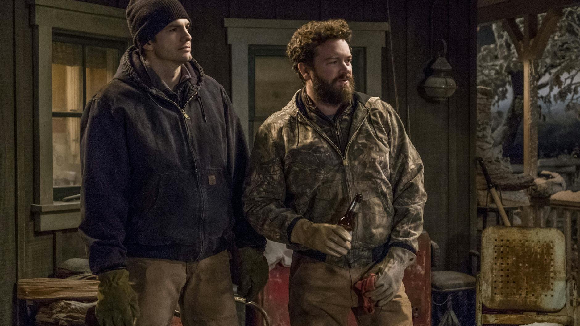 <strong></strong>Ashton Kutcher und Danny Masterson in einer Szene der Serie „Die wilden 70er“.