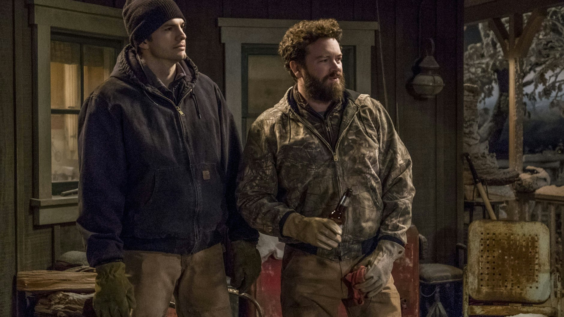 <strong></strong>Ashton Kutcher und Danny Masterson in einer Szene der Serie&nbsp;„Die wilden 70er“.