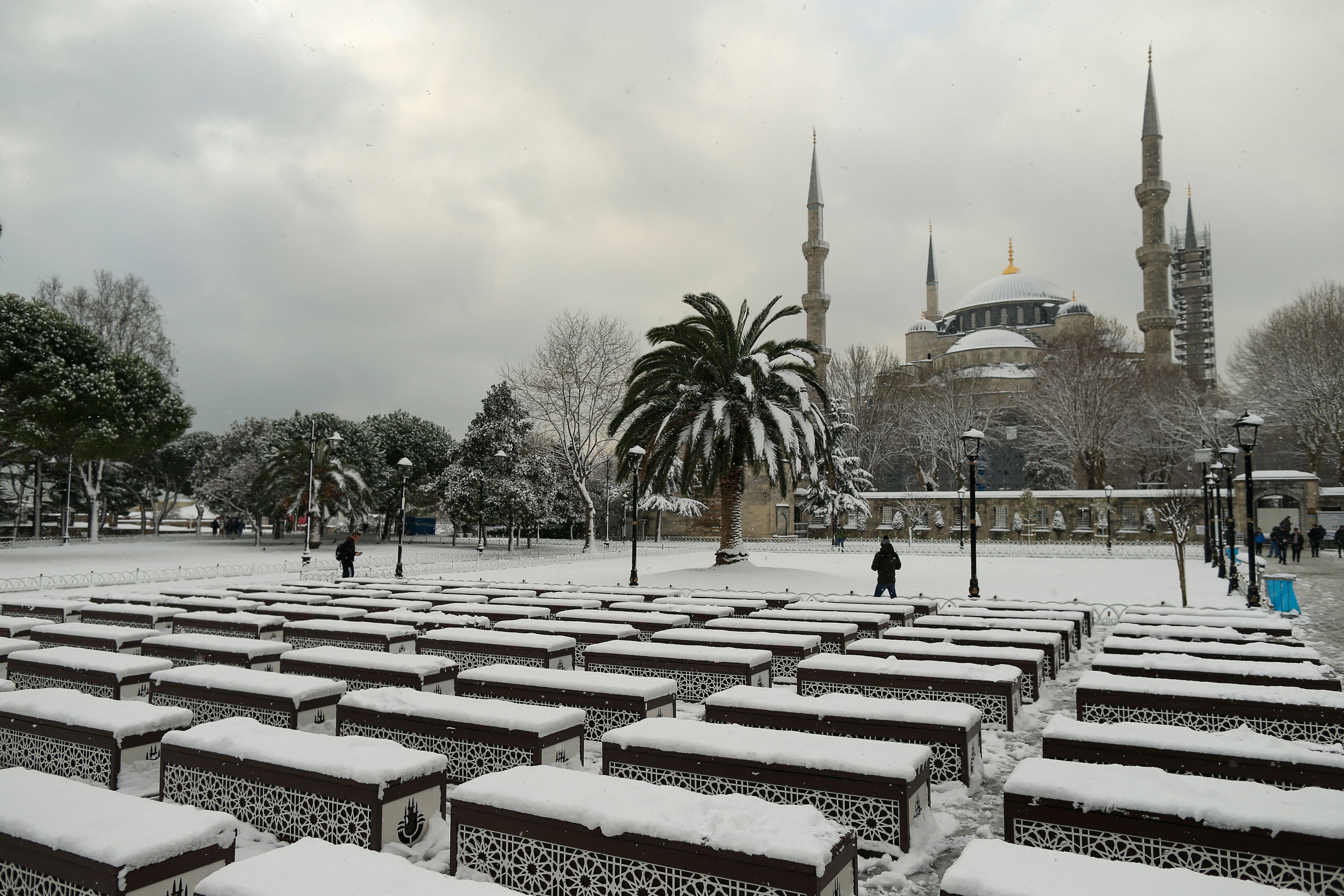 Image - Schnee-Chaos am Mittelmeer: Ankara und Athen komplett lahmgelegt