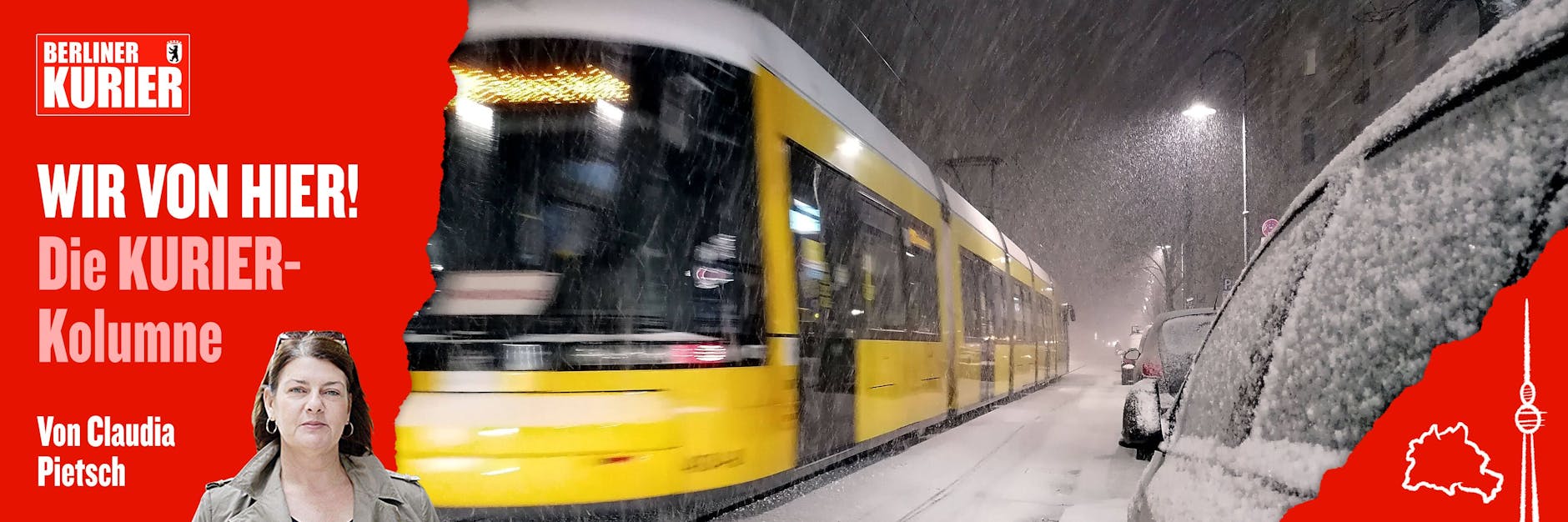 So sah der kurze Winter in Berlin an einem Abend in der vergangenen Woche aus.