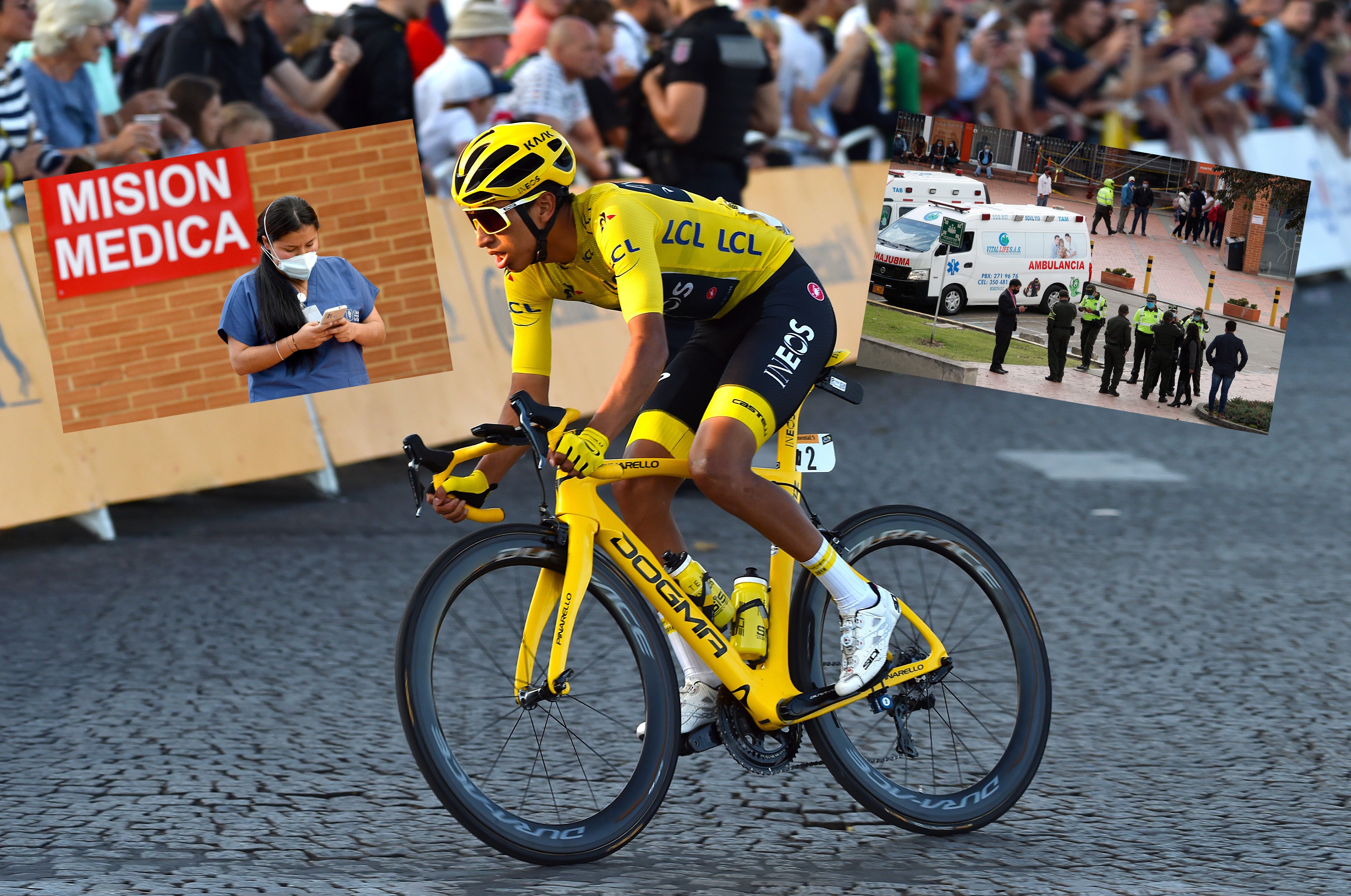 Intensivstation nach brutalem Crash mit einem Bus: Tour-Sieger Egan Bernal schwer verletzt
