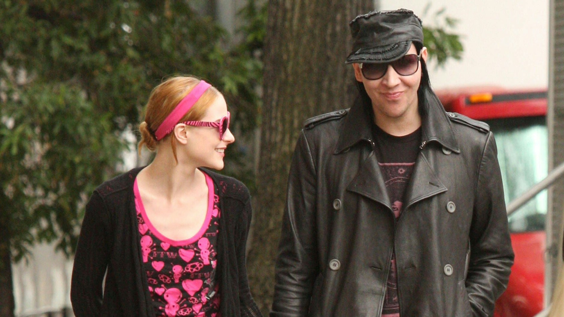 2010 waren Marilyn Manson und Evan Rachel Wood noch ein Paar. Aus dieser Zeit stammt das Foto.