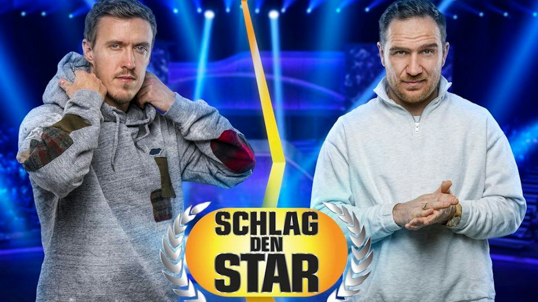 Duell temperamentvoller Schauspieler gegen stürmischen Profi-Kicker: Bei „Schlag den Star“ tritt Unions Max Kruse gegen Frederick Lau an.