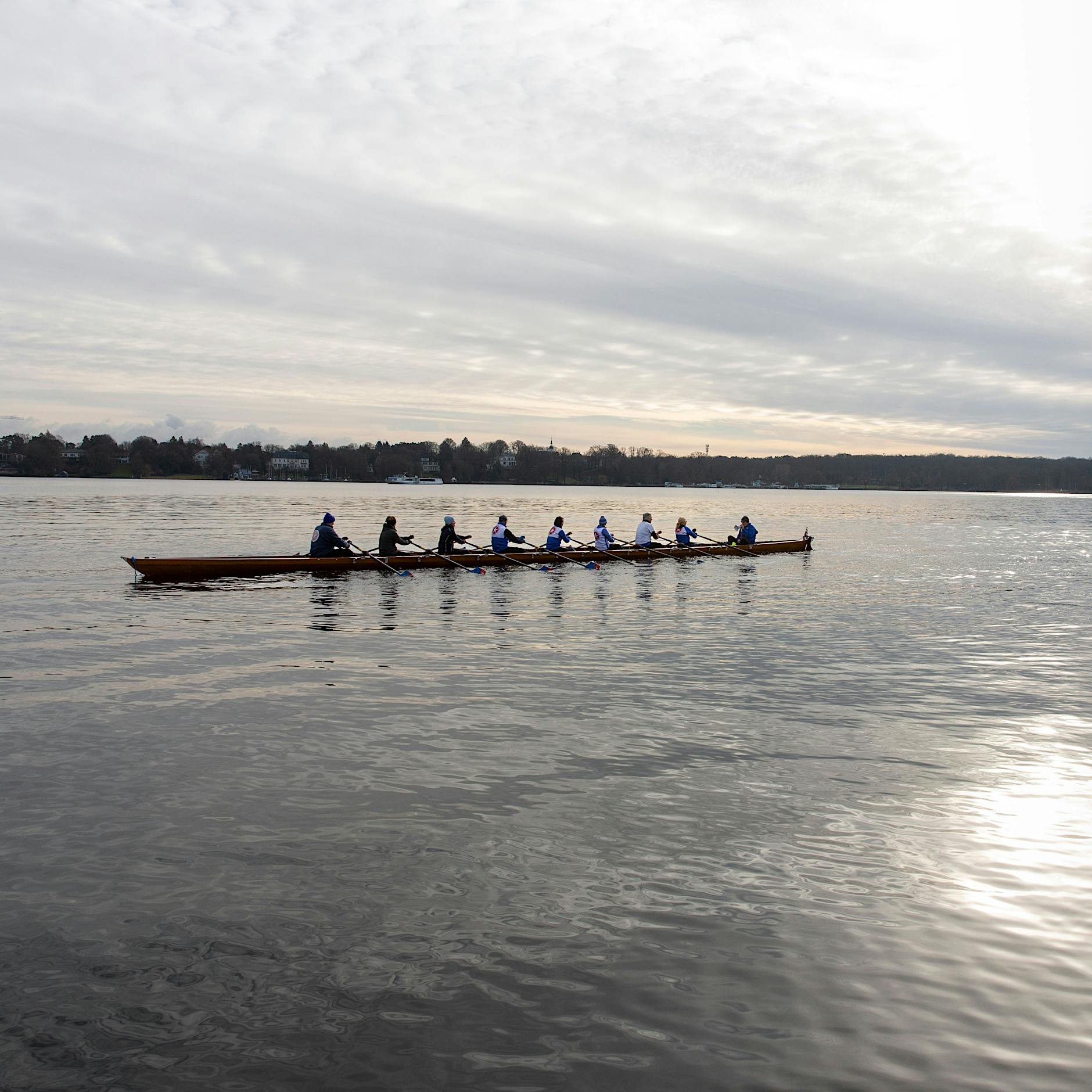 Rudern auf dem Wannsee: Zusammen – was heißt das eigentlich?
