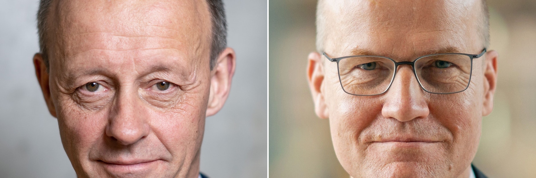 Friedrich Merz (l,), neuer CDU-Vorsitzender, und Ralph Brinkhaus (CDU), Vorsitzender der CDU/CSU-Bundestagsfraktion. Brinkhaus verzichtet zugunsten des künftigen CDU-Chefs Merz auf eine erneute Kandidatur für den Fraktionsvorsitz.
