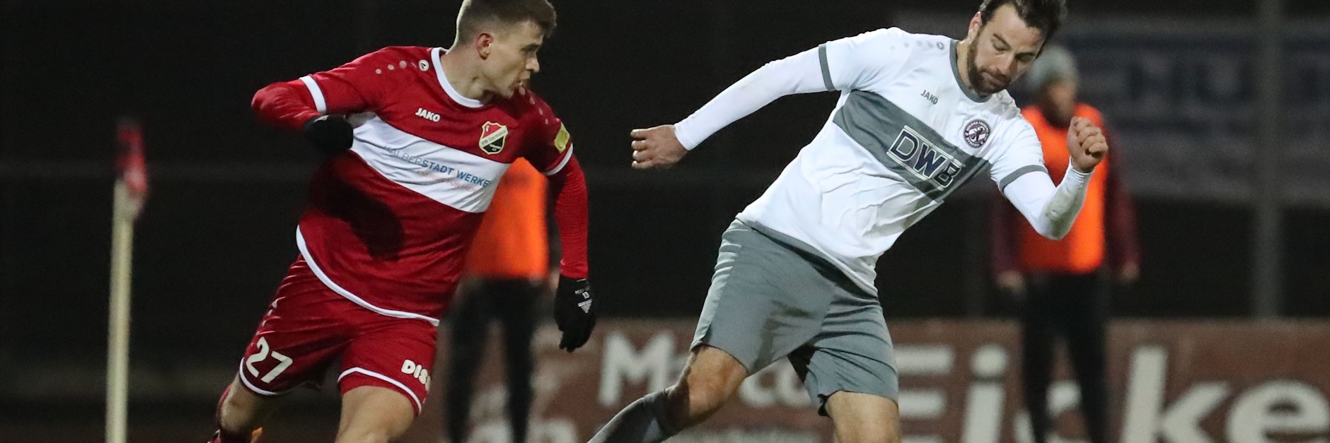 Dynamos Tormaschine Christian Beck traf mit dem 2:0 zum 16. Mal in dieser Spielzeit für den BFC.