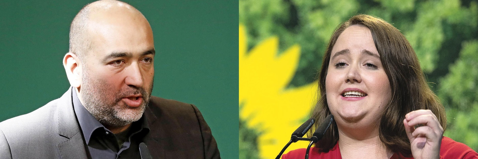 Omid Nouripour und Ricarda Lang.