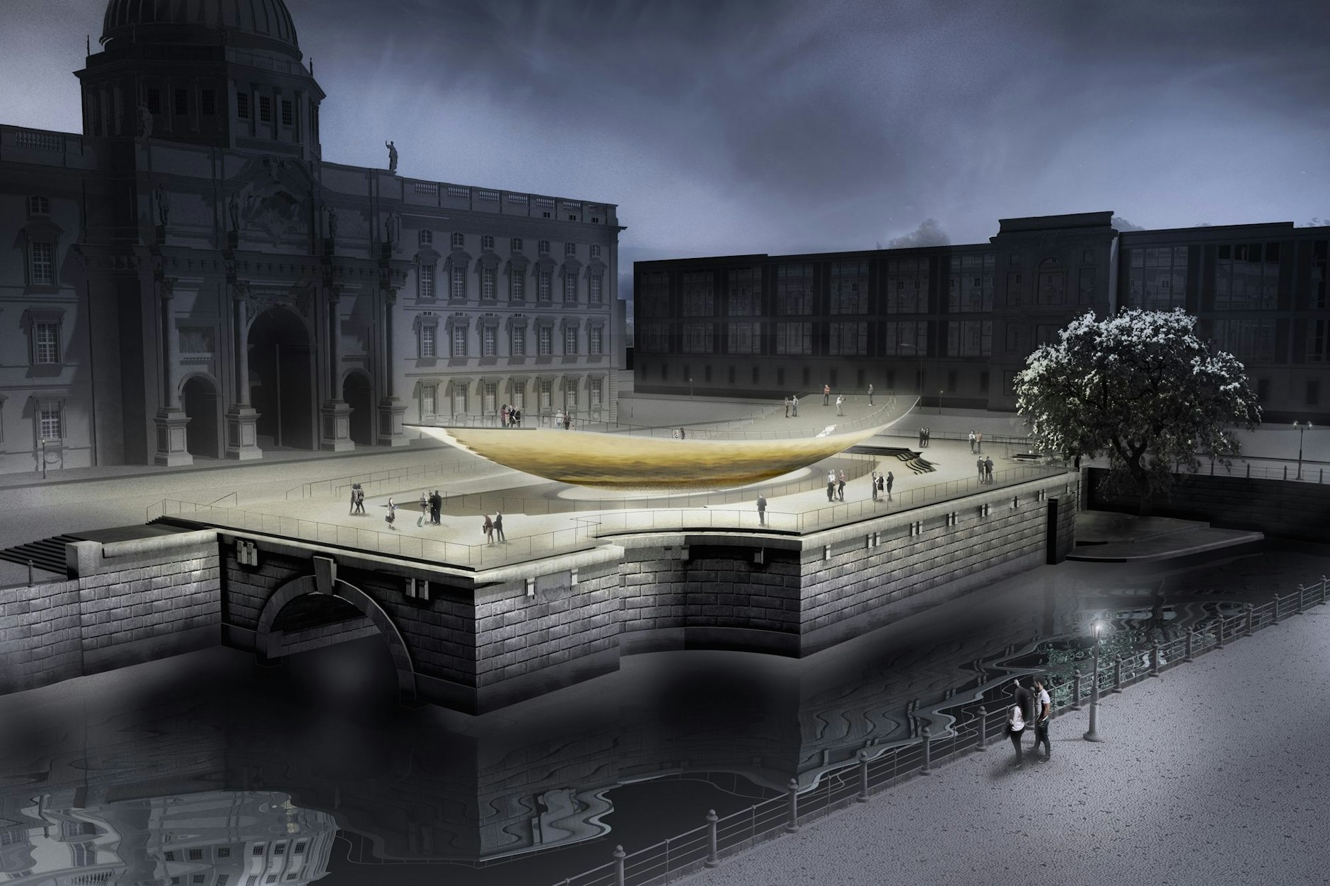 So soll die Einheitswippe aussehen, falls sie jemals fertiggestellt wird.