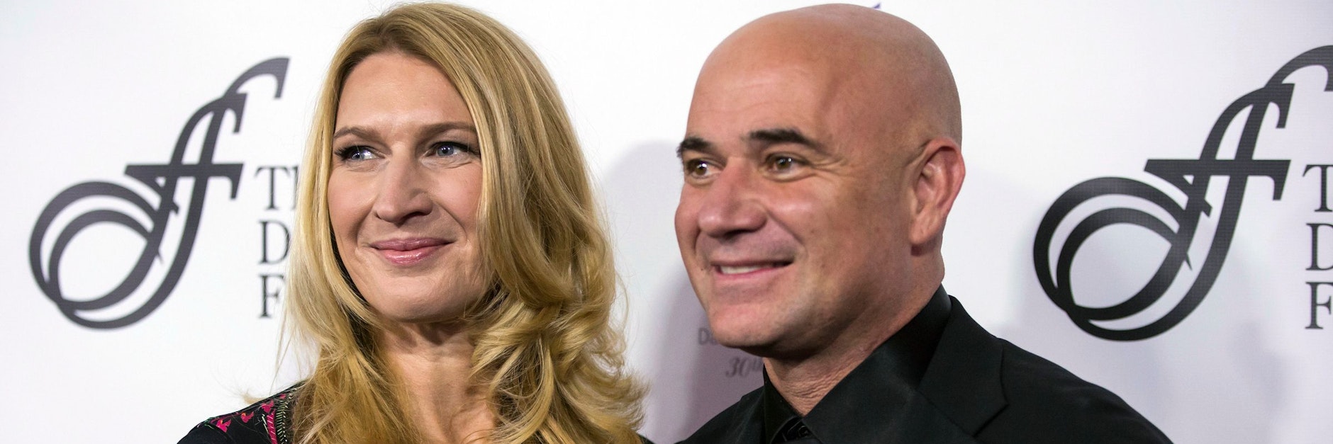 Die ehemalige deutsche Tennisspielerin Steffi Graf und ihr US-amerikanischer Ehemann Andre Agassi