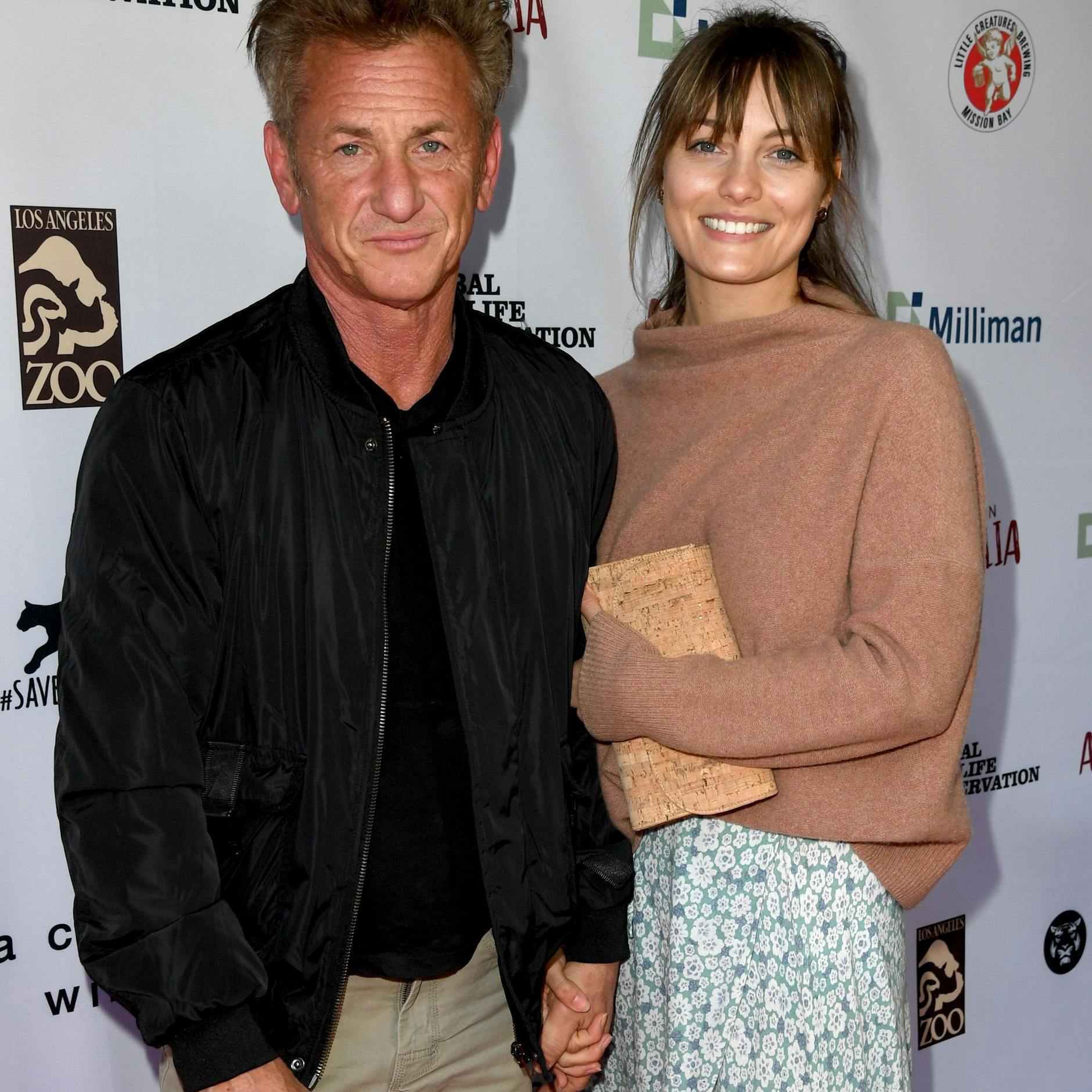 Sean Penn mit seiner dritten Ex-Frau Leila George. Beide trennten sich im vergangenen Jahr.