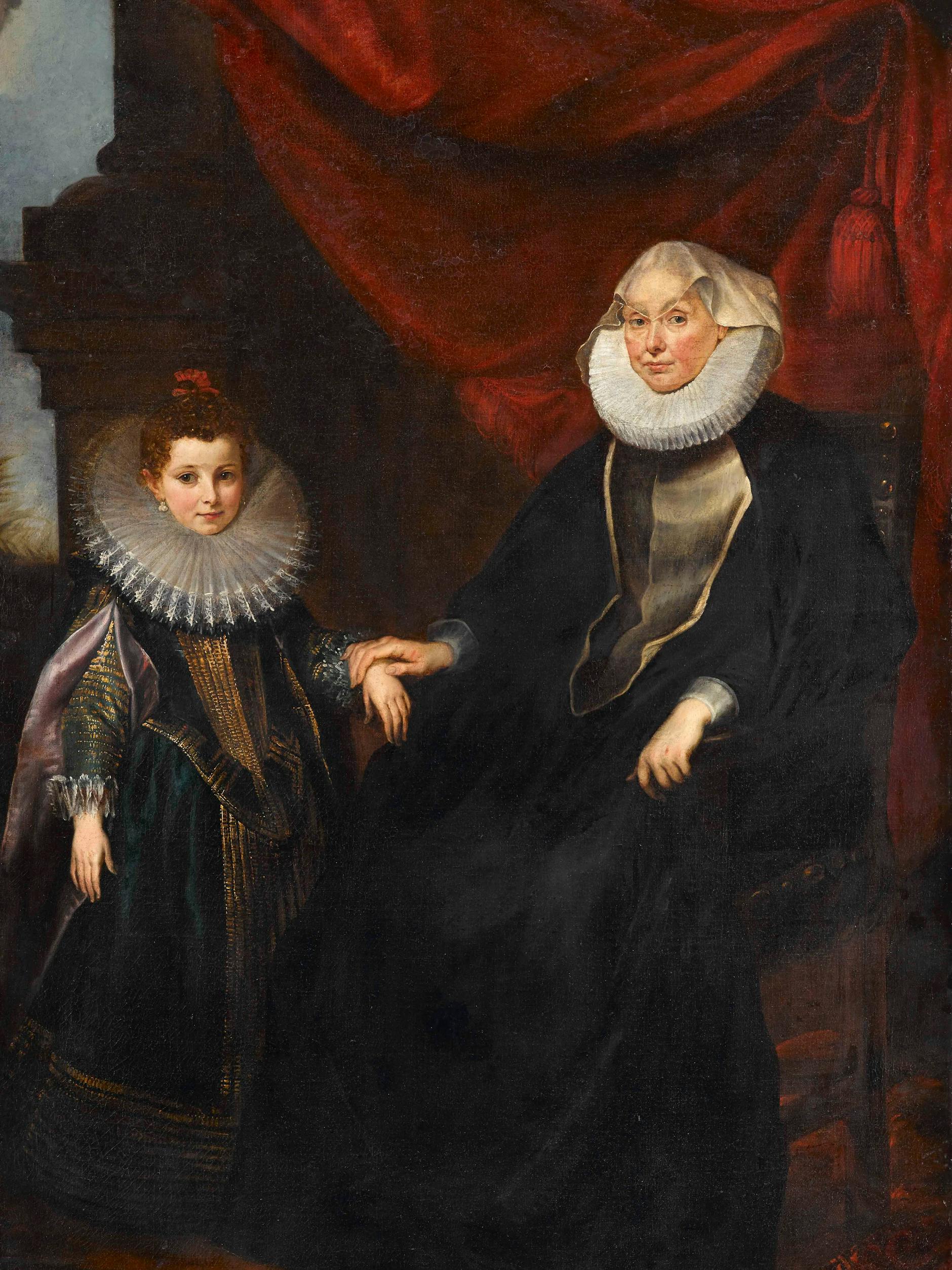 Peter Paul Rubens, Geronima
Spinola Spinola und ihre
Enkelin Maria Giovanna Serra,
um 1605/06