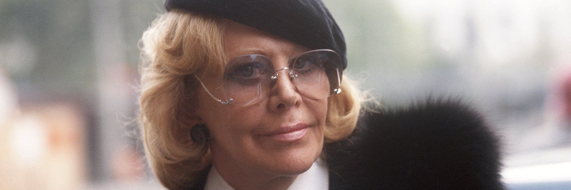 Hildegard Knef (undatierte Aufnahme von 1982). Der Todestag der Schauspielerin und Sängerin jährt sich am 01.02.2022 zum zwanzigsten Mal.