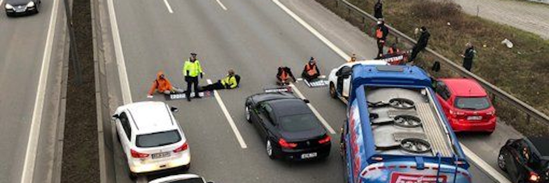 Die Aktion der Klimaaktivisten:&nbsp;„Essen retten - Leben retten“