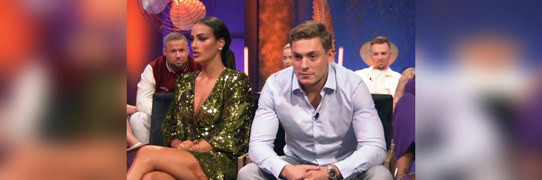 Paulina Ljubas und Henrik Stoltenberg beim Wiedersehen von „Temptation Island VIP“.
