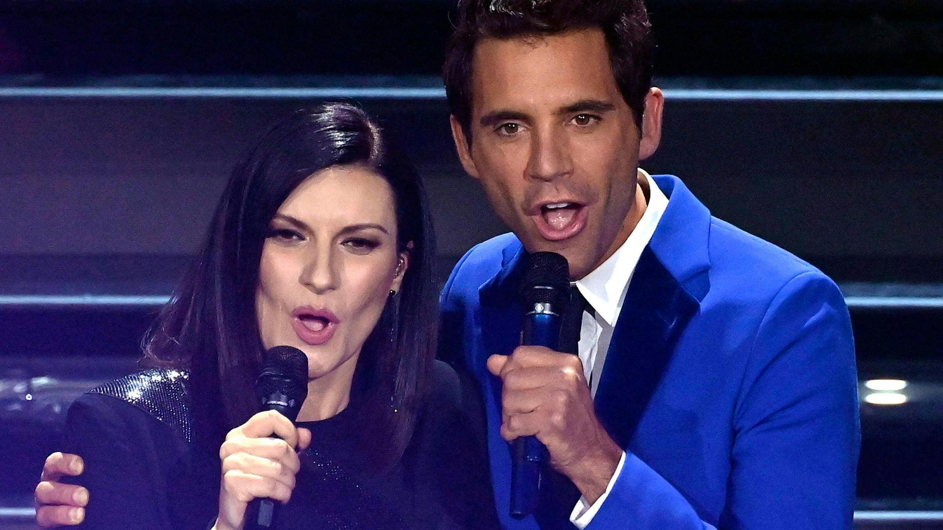 Laura Pausini und Mika sind die Gastgeber des ESC 2022 im italienischen Turin.