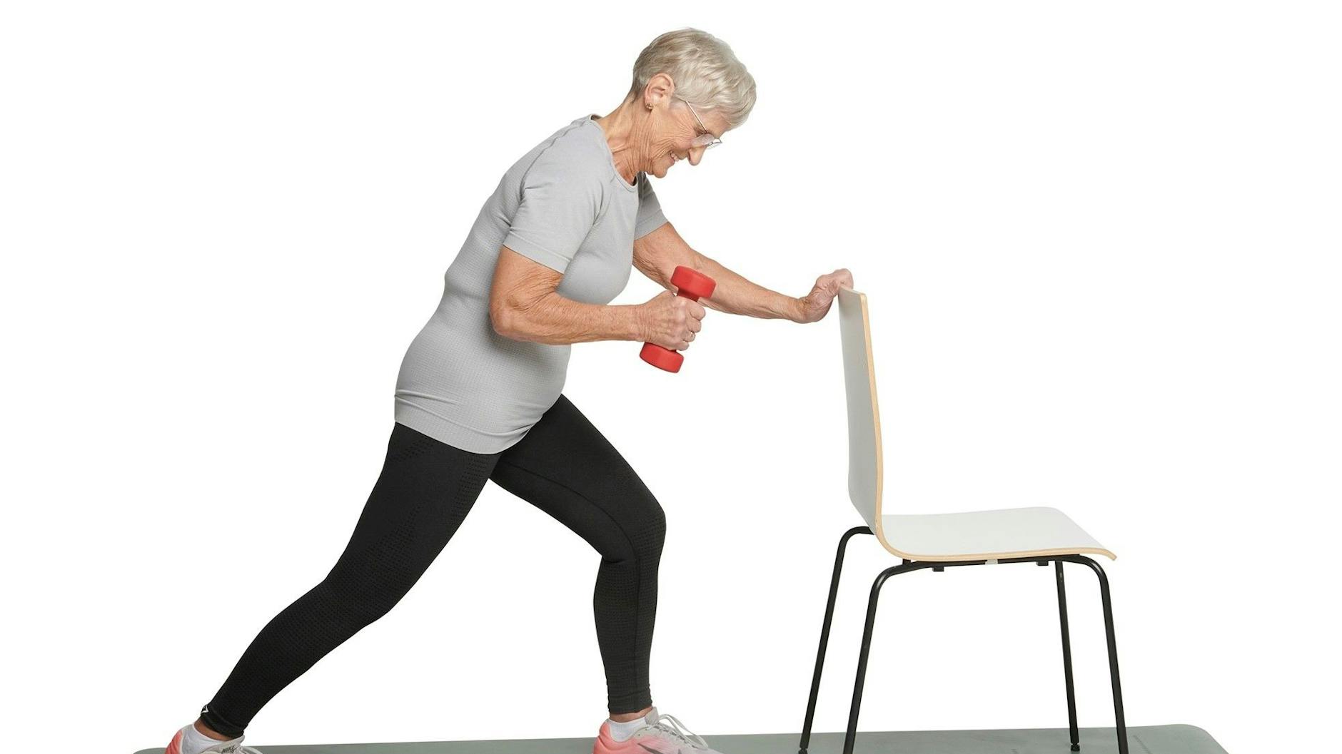 Erika Rischko beim Training