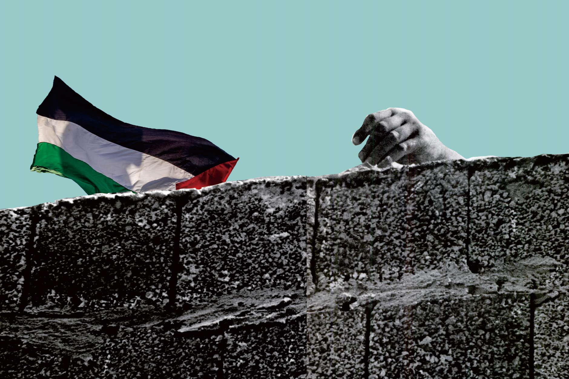 Ausschnitt eines Fotos aus der Life-Ausgabe von 1961, aufgenommen nach Bau der Berliner Mauer. 60 Jahre später, im Dezember 2021, beendete Israel das „IRON Wall“-Projekt.