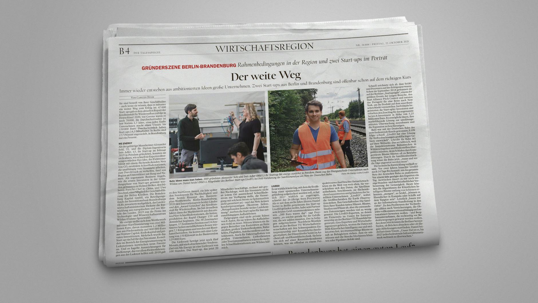 „Im Frühjahr begeisterten die Start-upler Investoren und erhielten den Zuschlag für das sogenannte Series-A-Investment in Höhe von 5,25 Millionen Euro.“ Doch von wem?