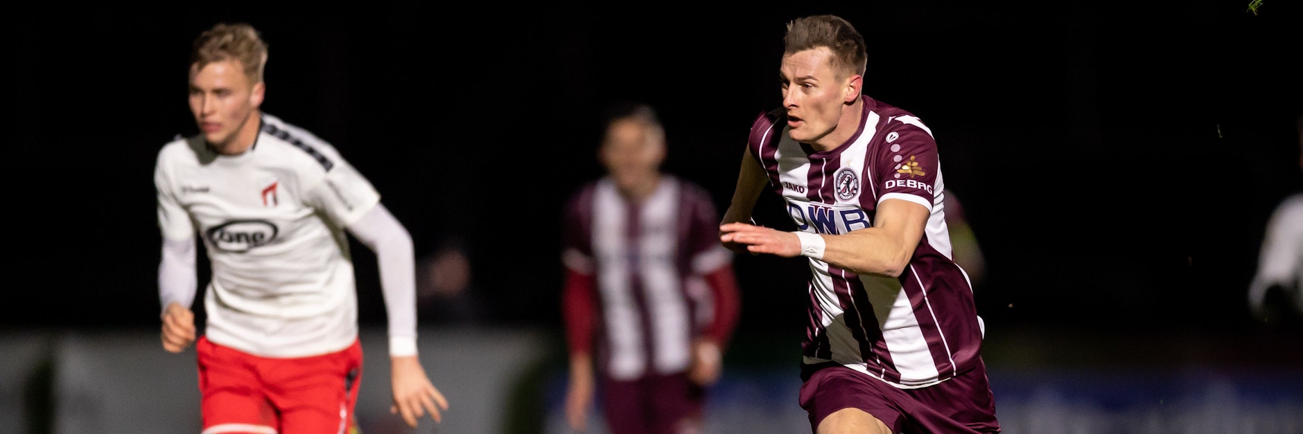 Unaufhaltsam: Dynamos Matthias Steinborn auf dem Weg zum 3:0.