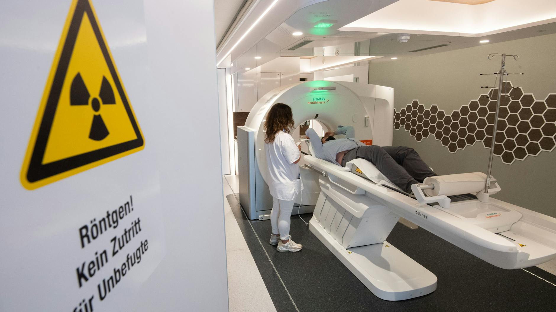 Im Computertomographen (CT) kann die Lunge gut untersucht werden.