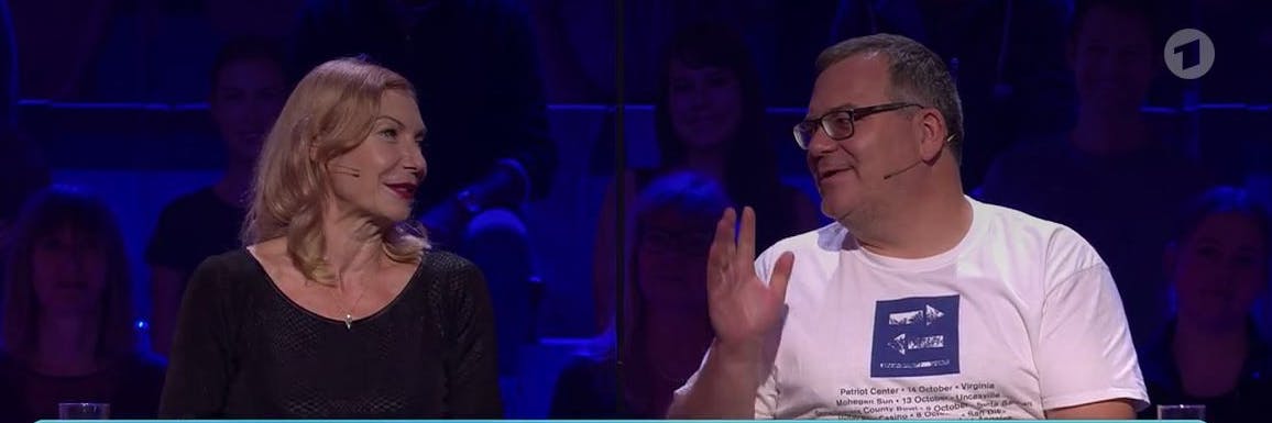 Ute Lemper und Elton waren ein Rateteam bei Wer weiß denn sowas?
