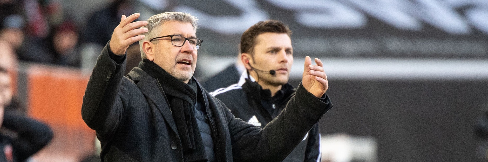 Unions Trainer Urs Fischer ist wenig begeistern vom Auftreten seiner Union-Profis beim 0:2 in Augsburg.